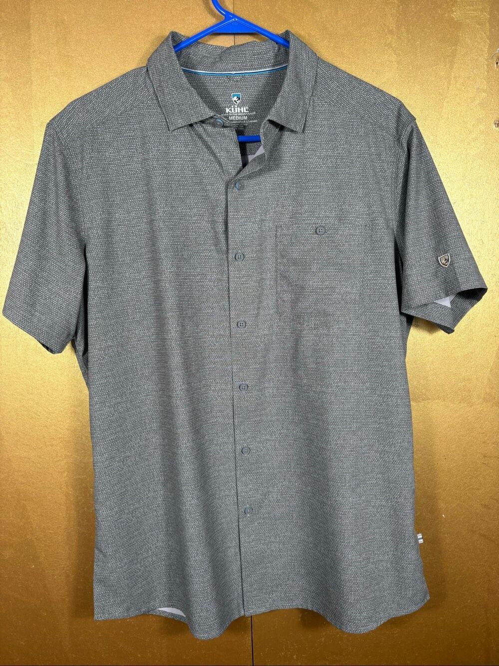 Kuhl Mens performance short sleeve shirt size M